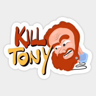 William Montgomery From Kill Tony (BLACK) Sticker